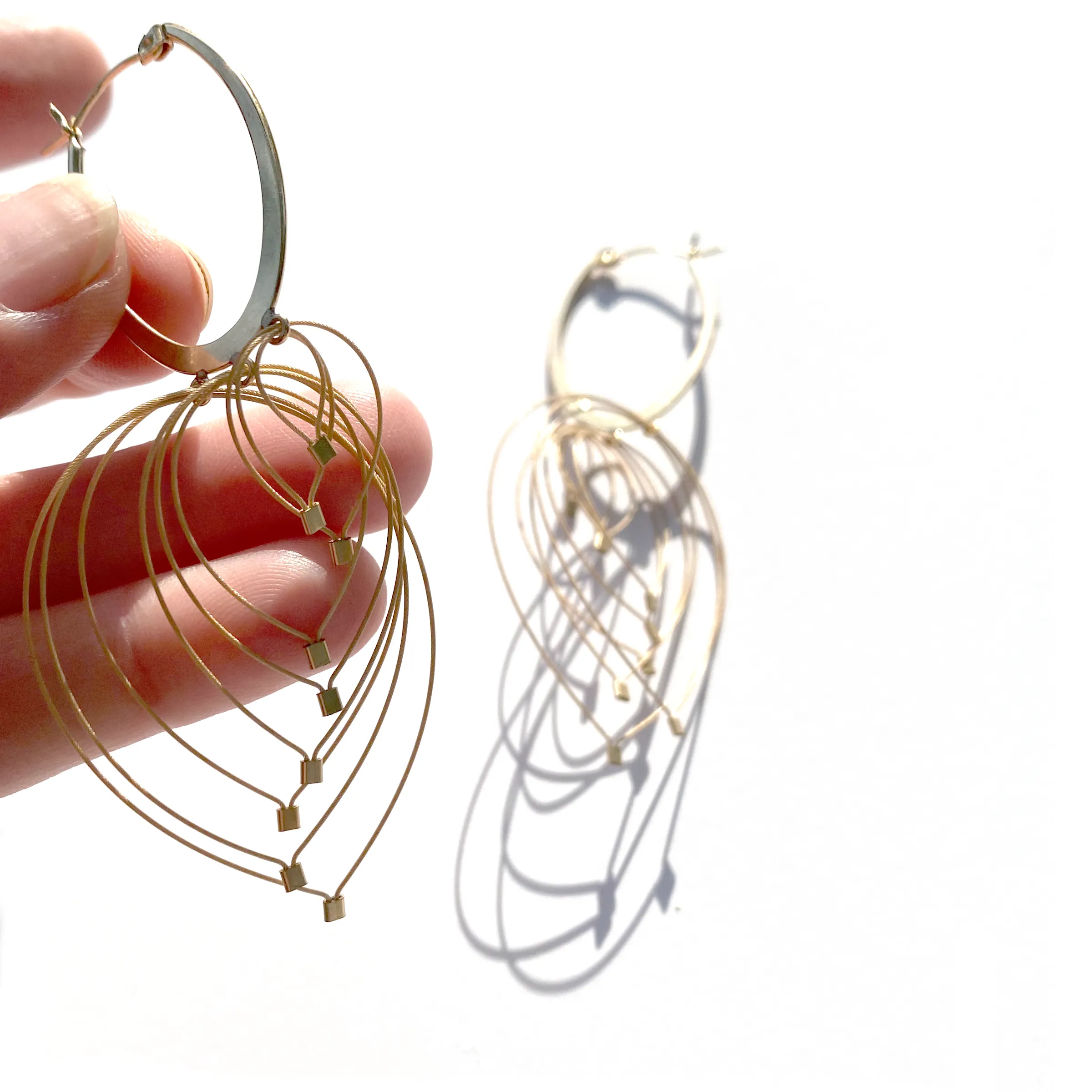 MPR x Golden Glow Earrings: Teardrop Drip Hoops
