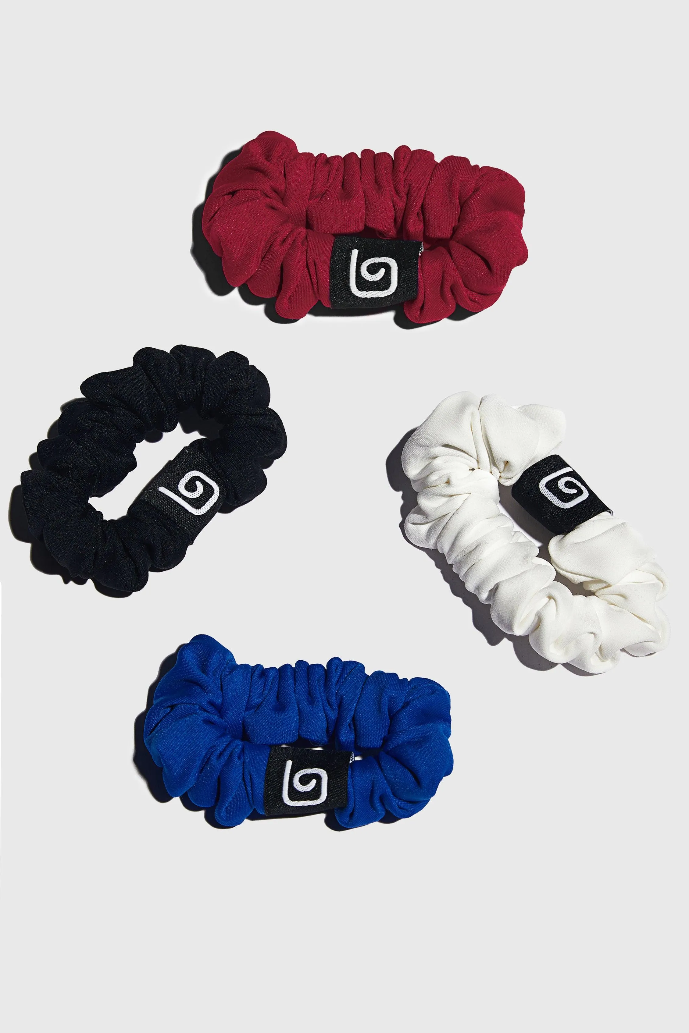 Olaben Luxe Hair Scrunchie - White