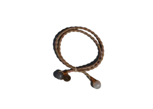 ooaklet • adjustable hair tie bracelet • tan