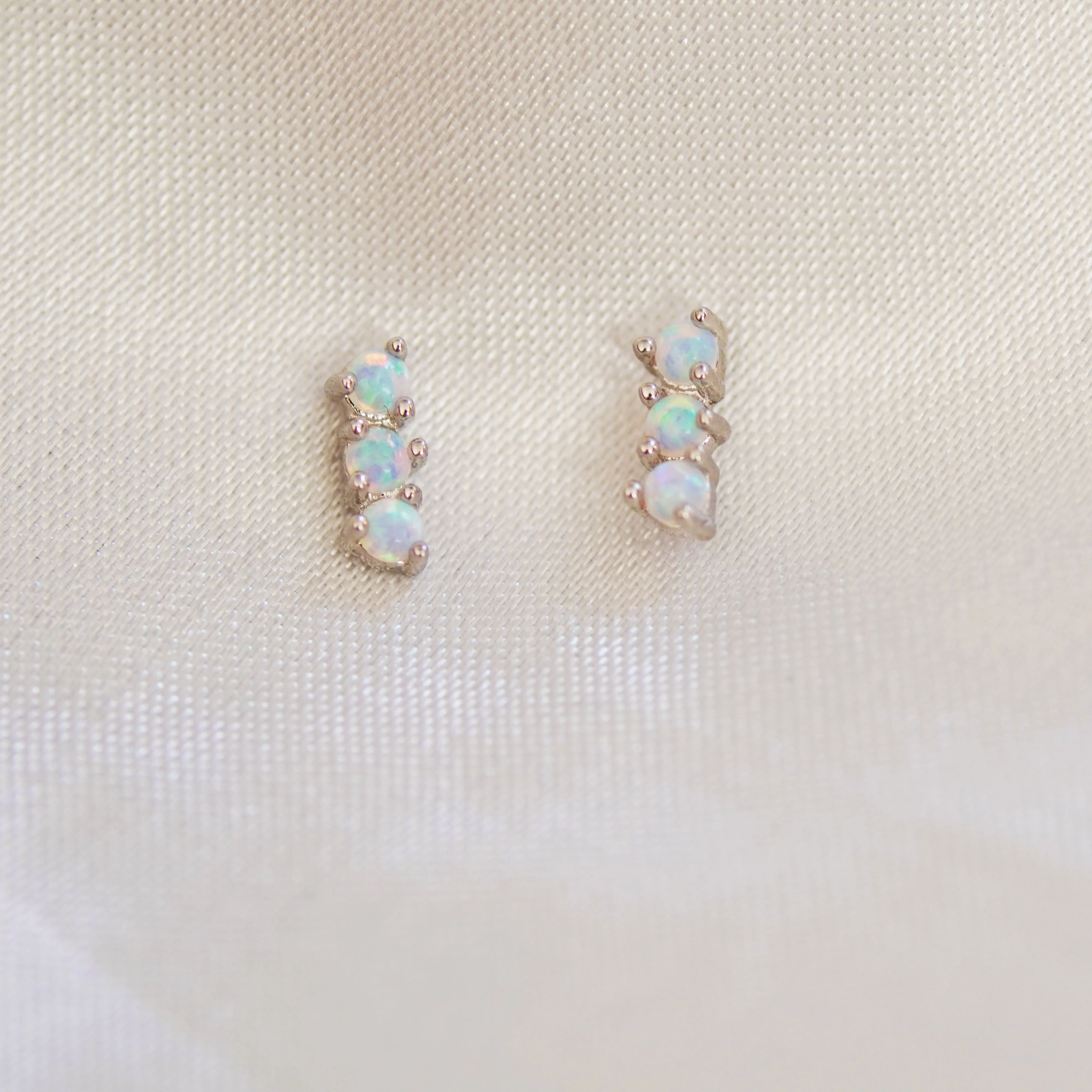 Opal Stud Earrings