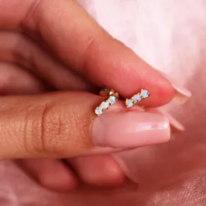 Opal Stud Earrings