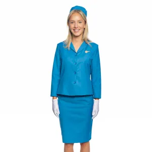 Pan Am Flight Attendants First Class Deluxe Complete Set Halloween Costume Cosplay