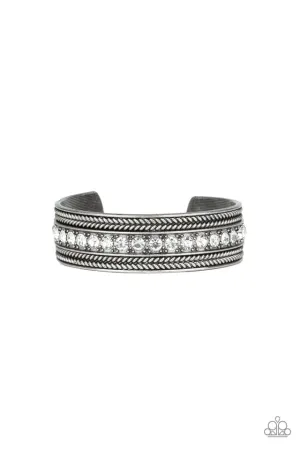 Paparazzi Bracelet ~ Empress Etiquette - White