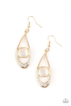 Paparazzi Earring ~ The Greatest GLOW On Earth - Gold