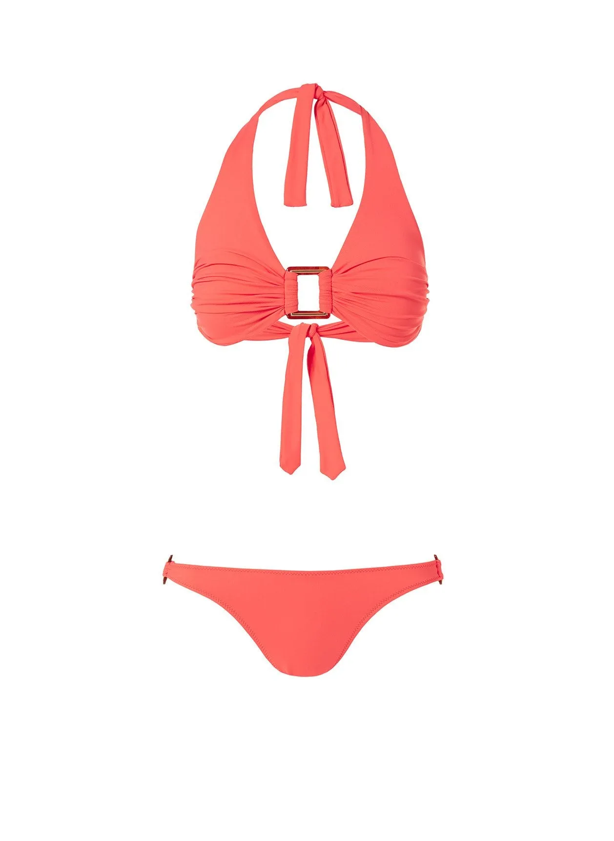 Paris Tangerine Halterneck Bikini