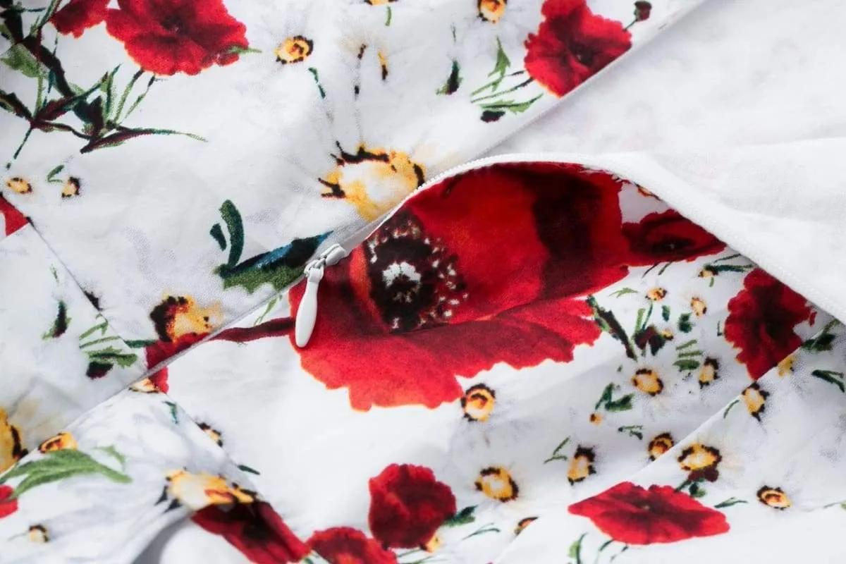 Poppy & Daisy Scoop Neck Vintage Dress