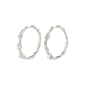 RAELYNN hoops silver-plated