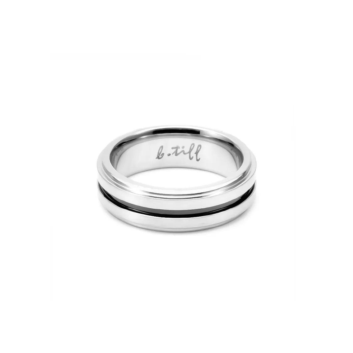 RG303B B.Tiff Black Enamel Bearing Ring