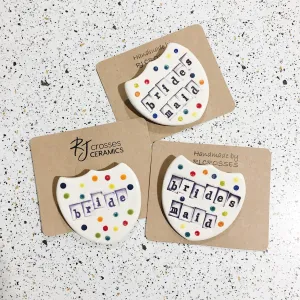 RJ Crosses Brooches - Bridesmaid*