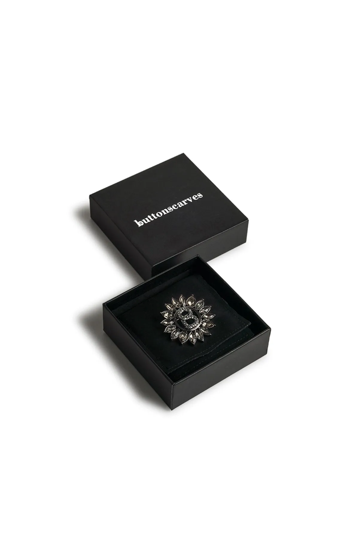 Siera Brooch - Black