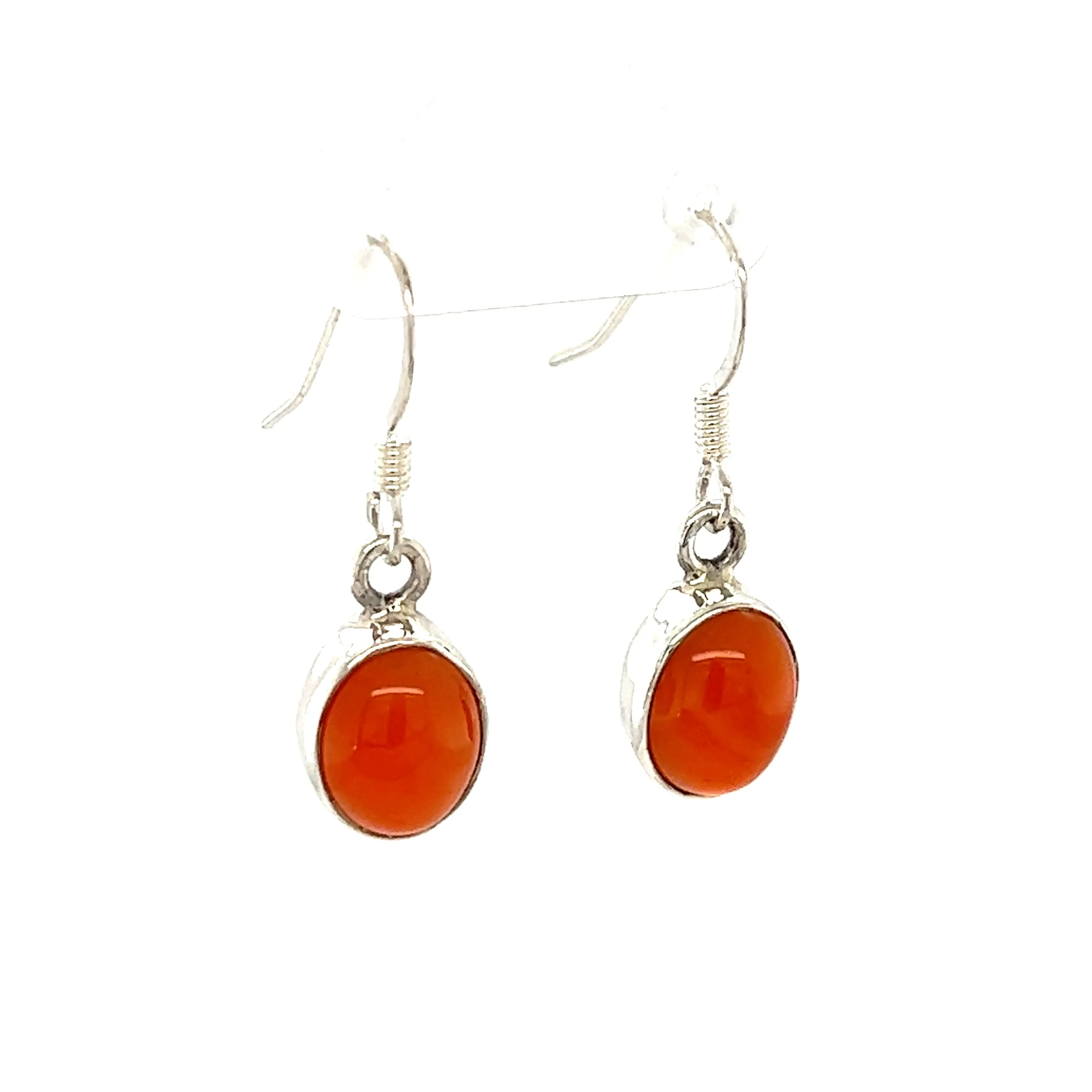 Simple Carnelian Earrings