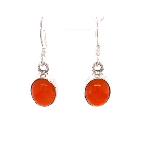 Simple Carnelian Earrings