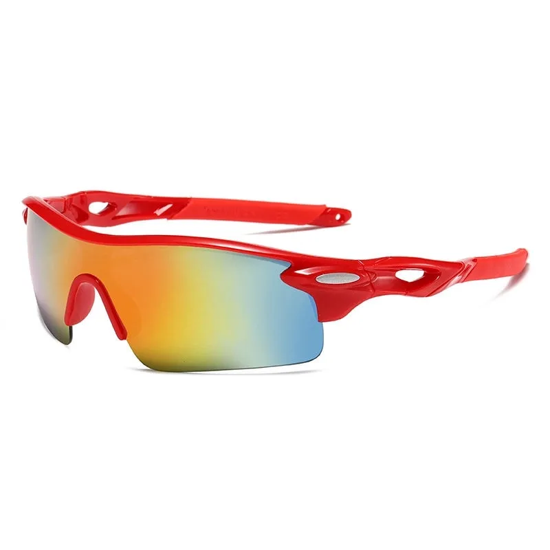 Simple Style Classic Style Color Block Pc Butterfly Frame Clips Sports Sunglasses