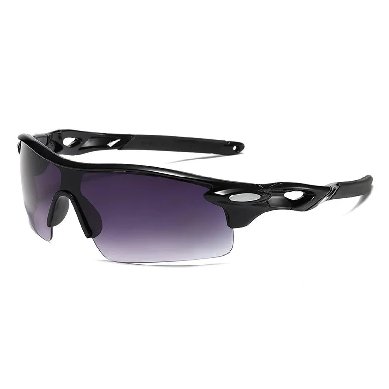 Simple Style Classic Style Color Block Pc Butterfly Frame Clips Sports Sunglasses