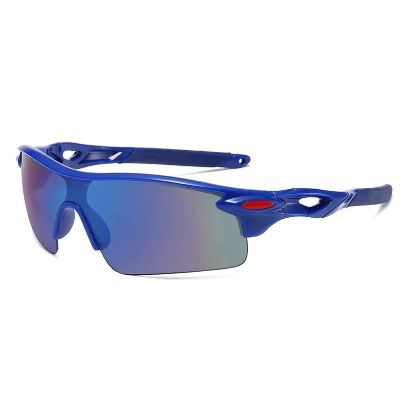 Simple Style Classic Style Color Block Pc Butterfly Frame Clips Sports Sunglasses