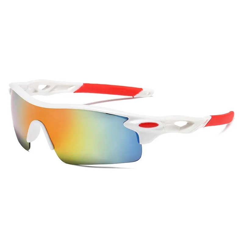 Simple Style Classic Style Color Block Pc Butterfly Frame Clips Sports Sunglasses
