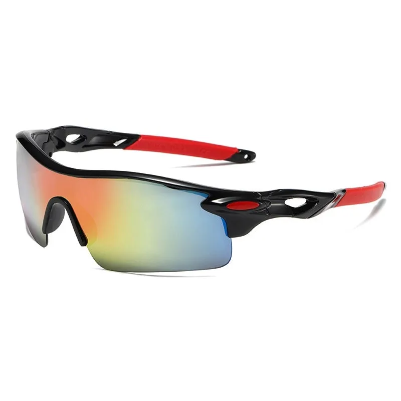 Simple Style Classic Style Color Block Pc Butterfly Frame Clips Sports Sunglasses