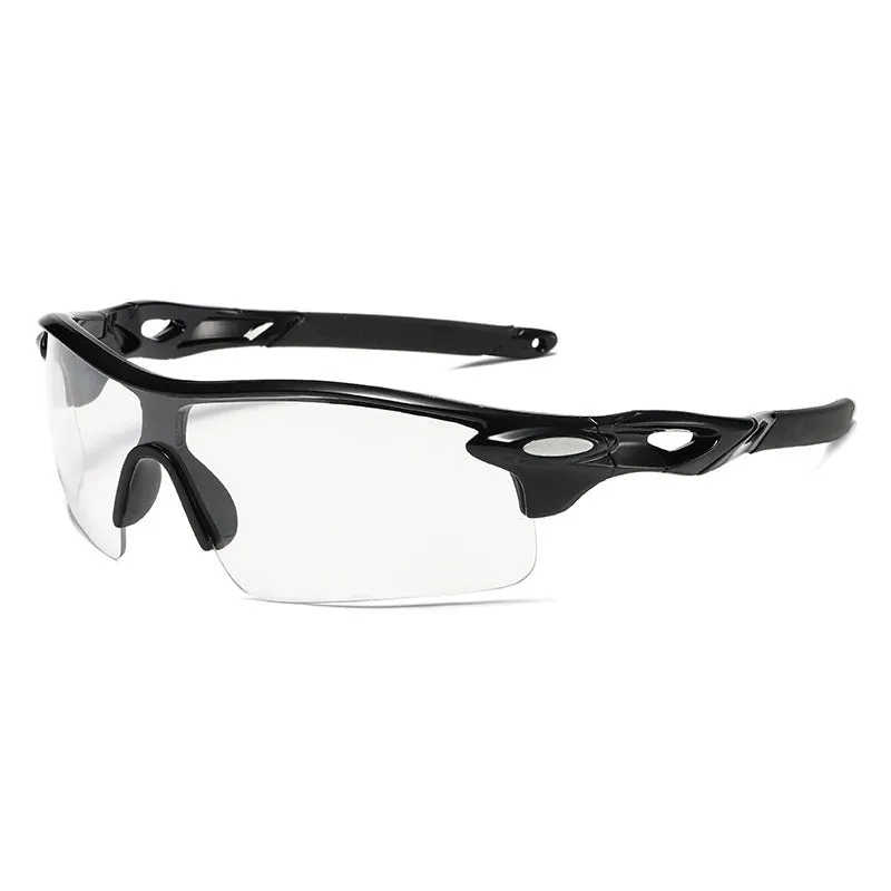 Simple Style Classic Style Color Block Pc Butterfly Frame Clips Sports Sunglasses