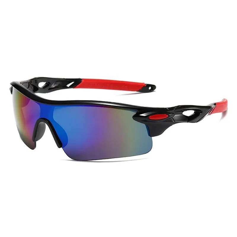 Simple Style Classic Style Color Block Pc Butterfly Frame Clips Sports Sunglasses