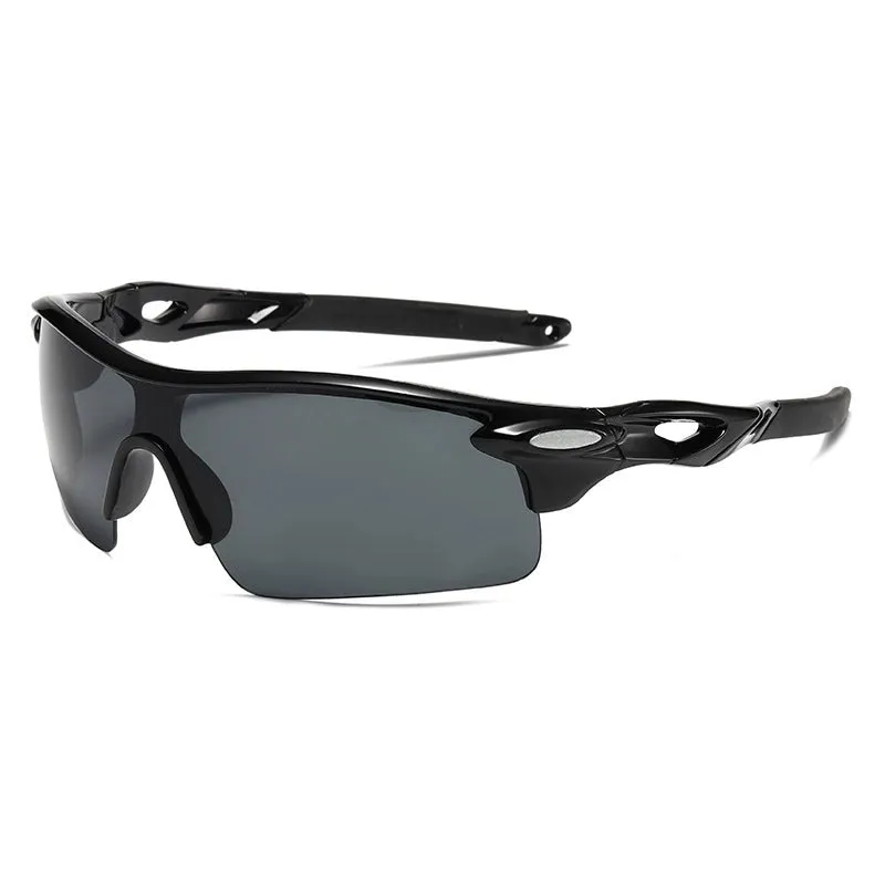 Simple Style Classic Style Color Block Pc Butterfly Frame Clips Sports Sunglasses