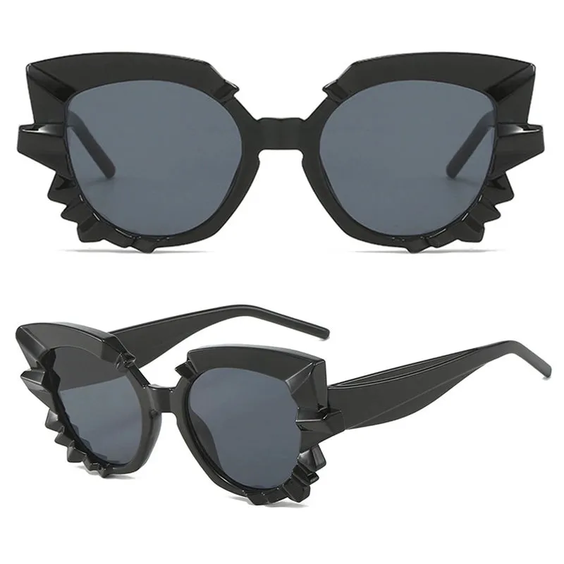 Simple Style Classic Style Color Block Pc Cat Eye Full Frame Women's Sunglasses