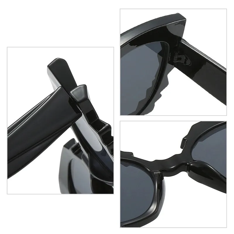 Simple Style Classic Style Color Block Pc Cat Eye Full Frame Women's Sunglasses