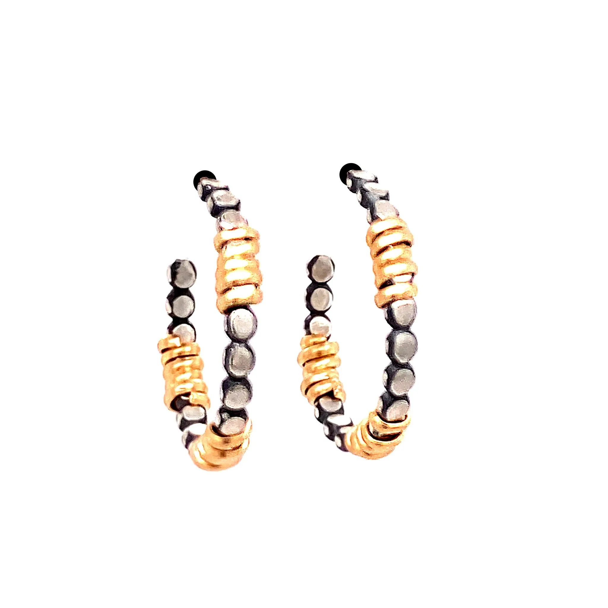 Small Front Facing Bead Hoop with 3 Wraps (E1647)