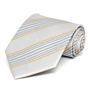 Soft Gray Jeffrey Plaid Necktie