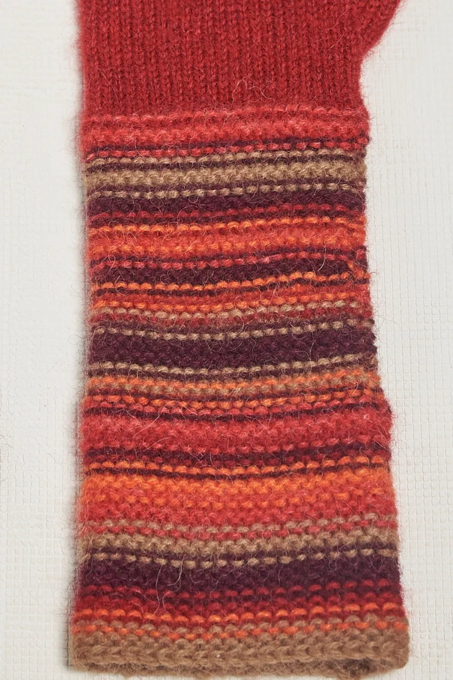 Solfa Gloves Baby Alpaca Color Rubi