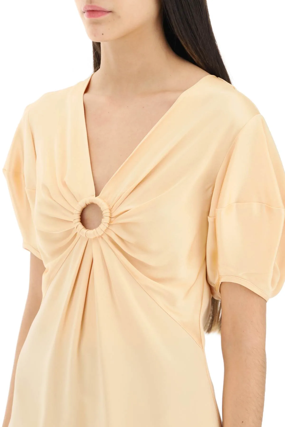 Stella mccartney satin top with ring