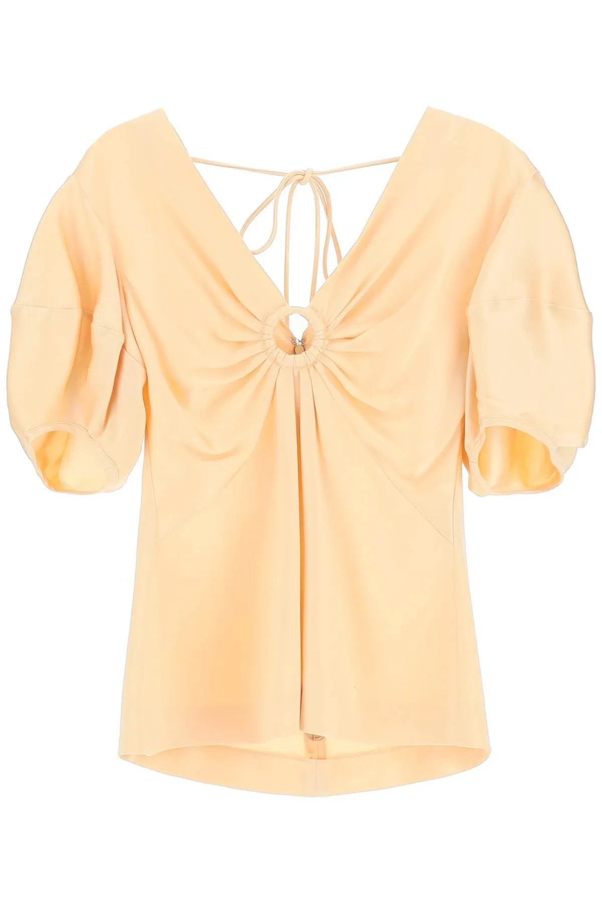 Stella mccartney satin top with ring