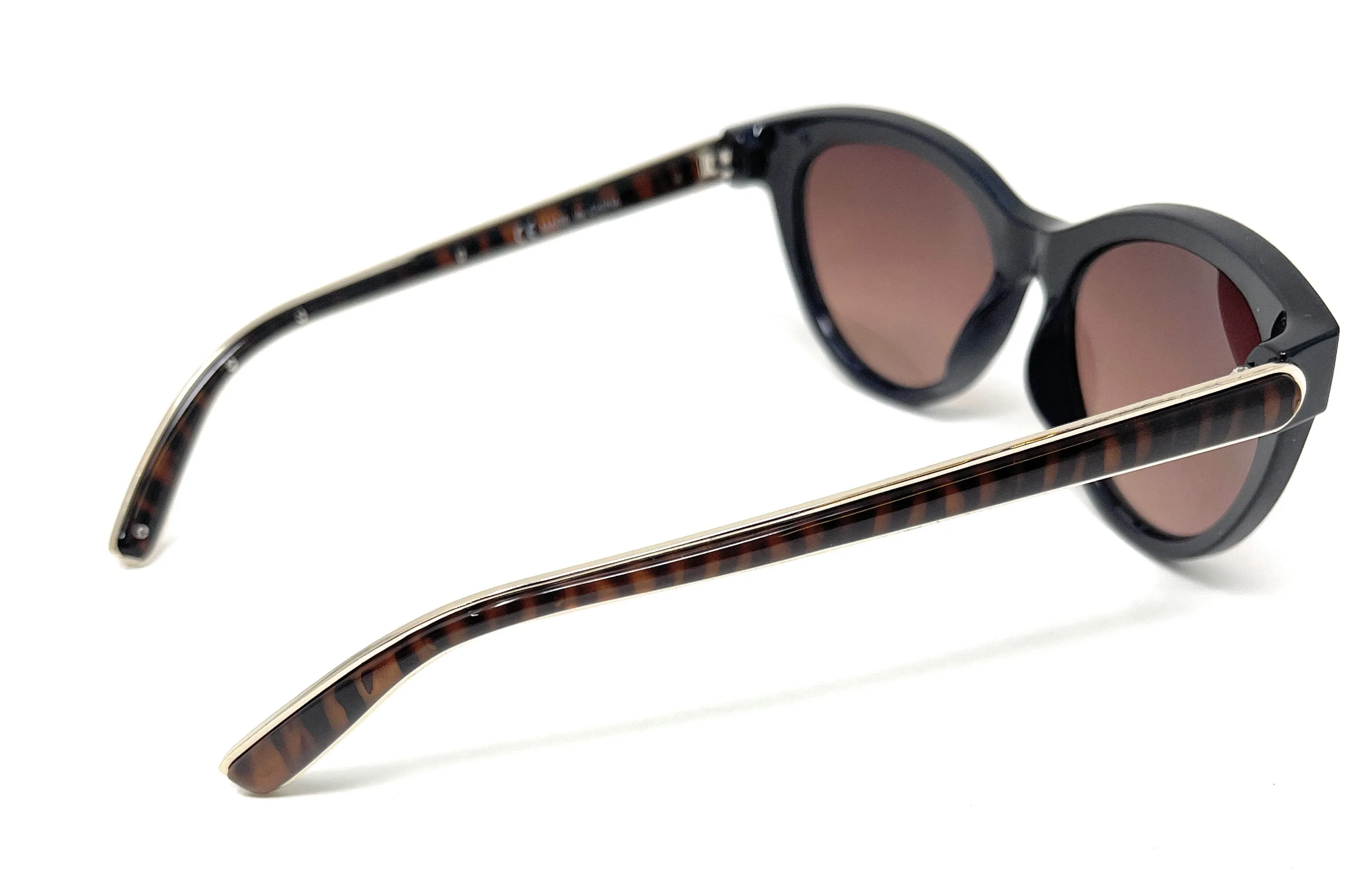 Sunglasses Black Brown Retro Frame with Brown Next 101