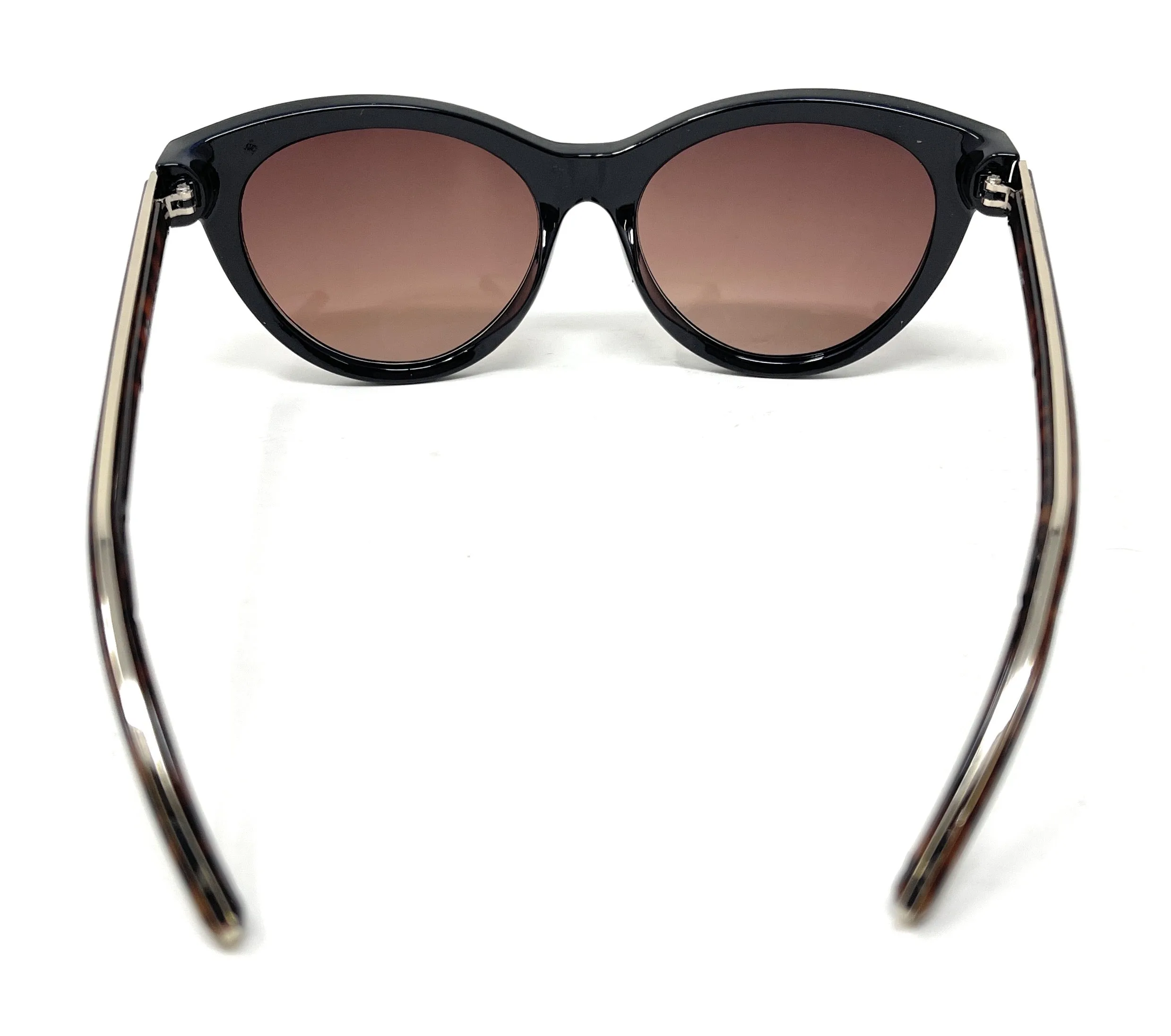 Sunglasses Black Brown Retro Frame with Brown Next 101