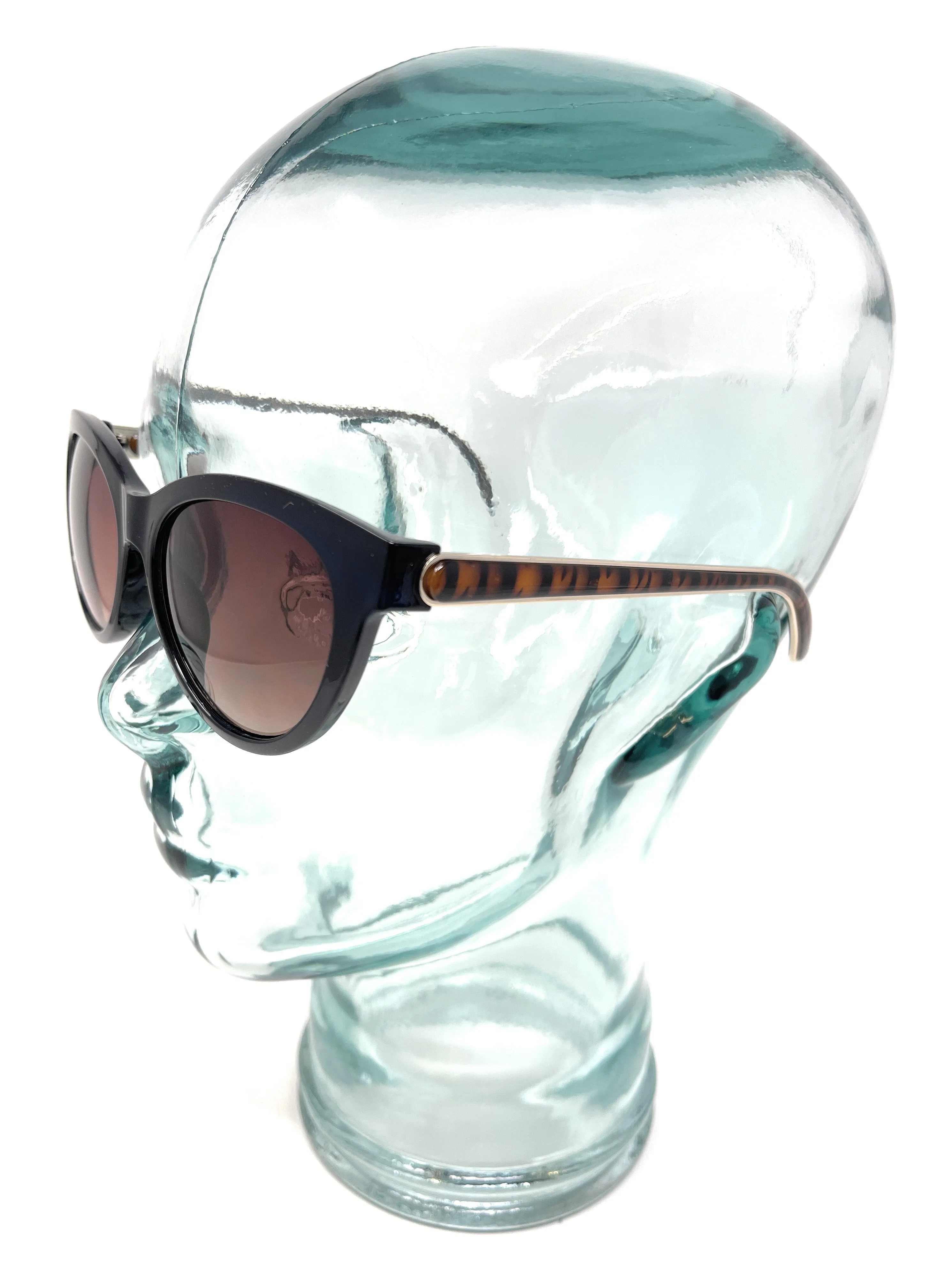 Sunglasses Black Brown Retro Frame with Brown Next 101