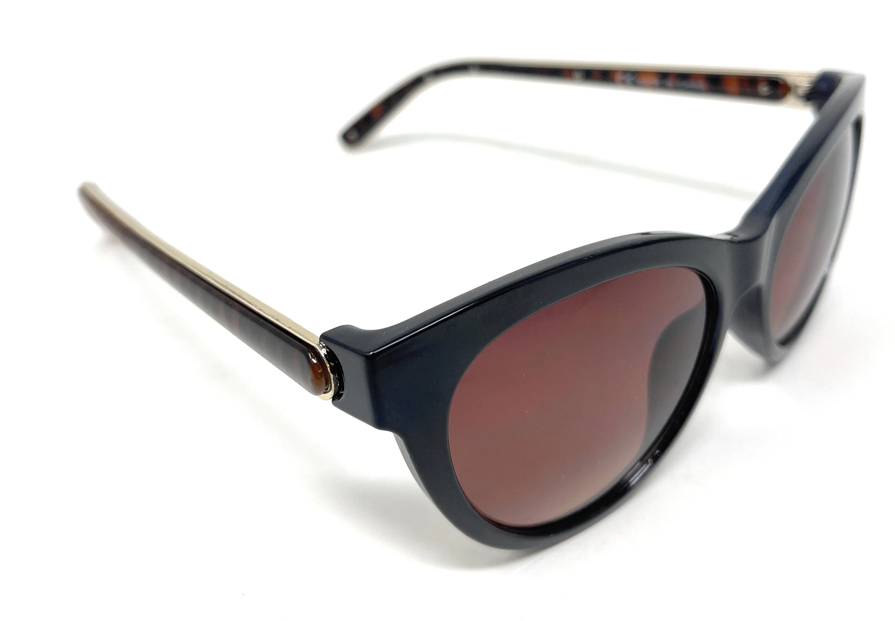 Sunglasses Black Brown Retro Frame with Brown Next 101