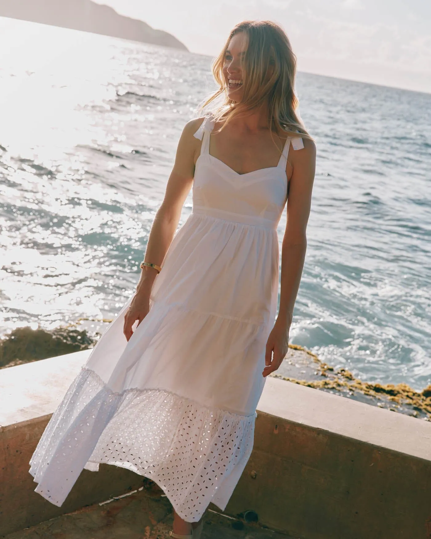 Sylvie Eyelet Maxi Dress