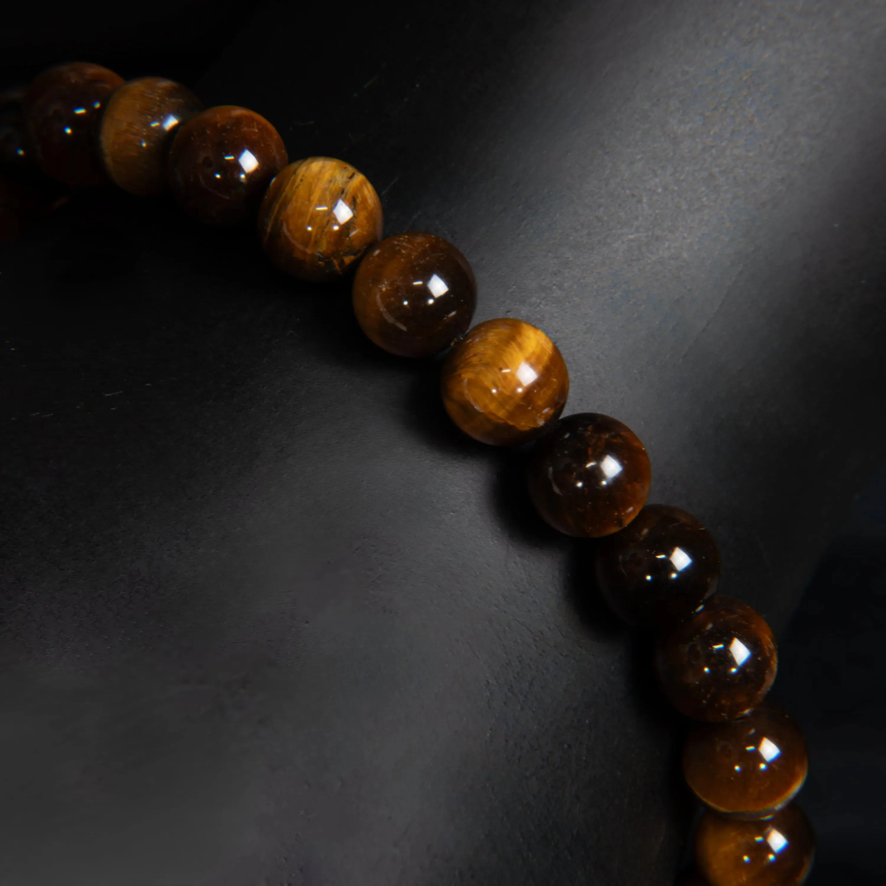 Tadhg Beaded Tiger Eye Bracelet