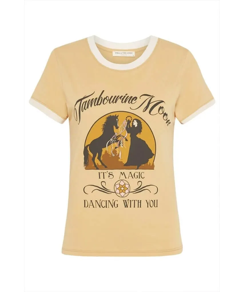 Tambourine Moon Organic Shrunken Tee