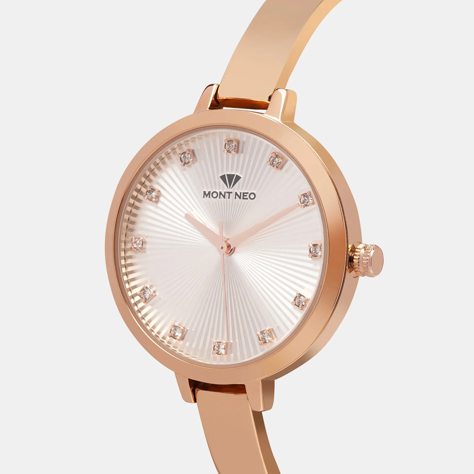 Timeless Rose Gold Analog Women Stainless Steel Watch 9004T-M3303
