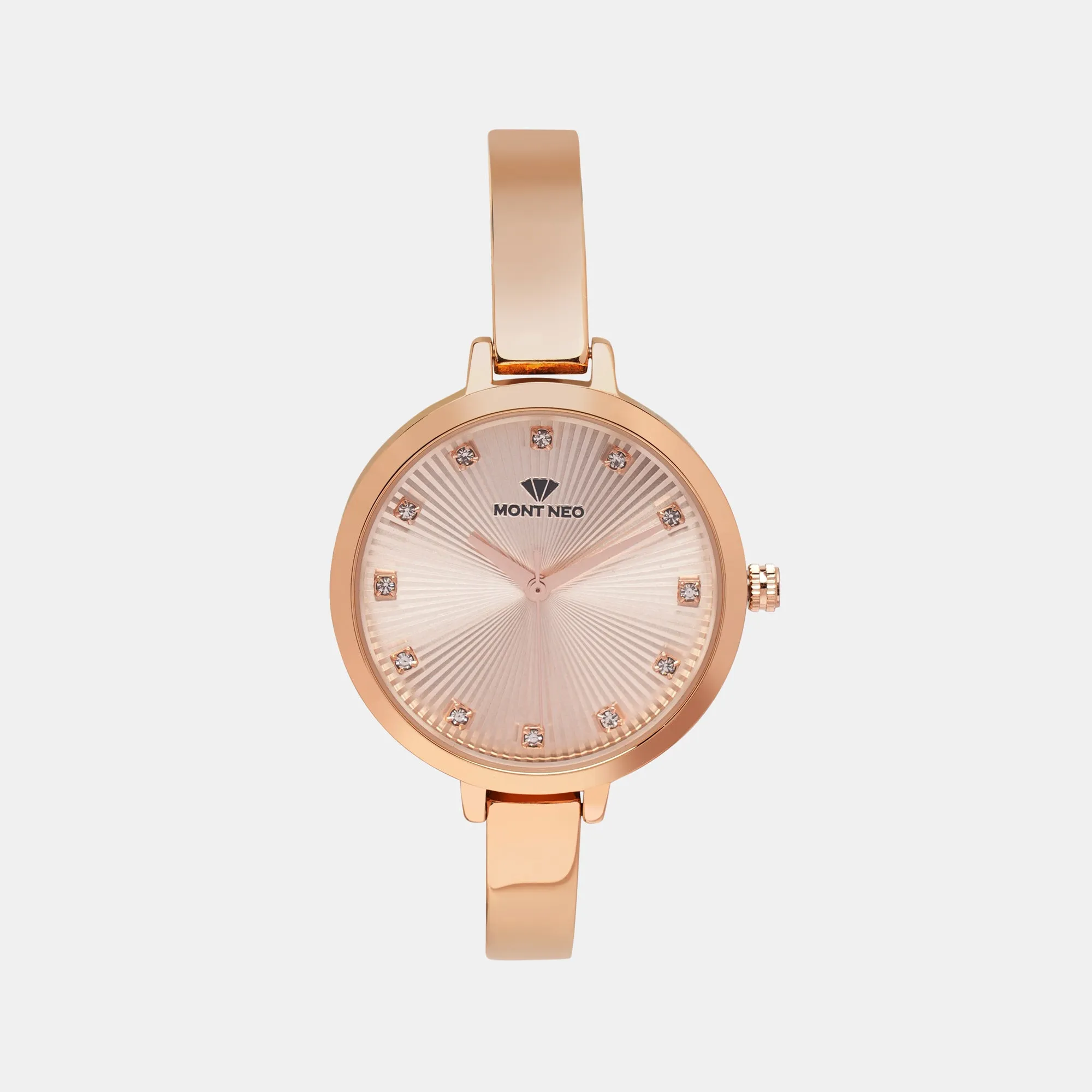 Timeless Rose Gold Analog Women Stainless Steel Watch 9004T-M3303