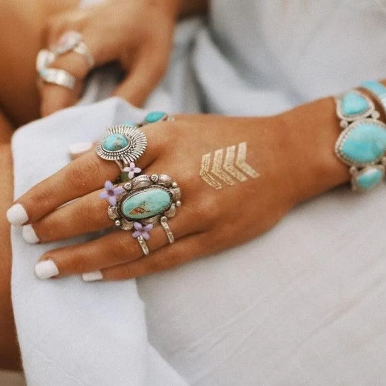 Turquoise Warrior Cuff