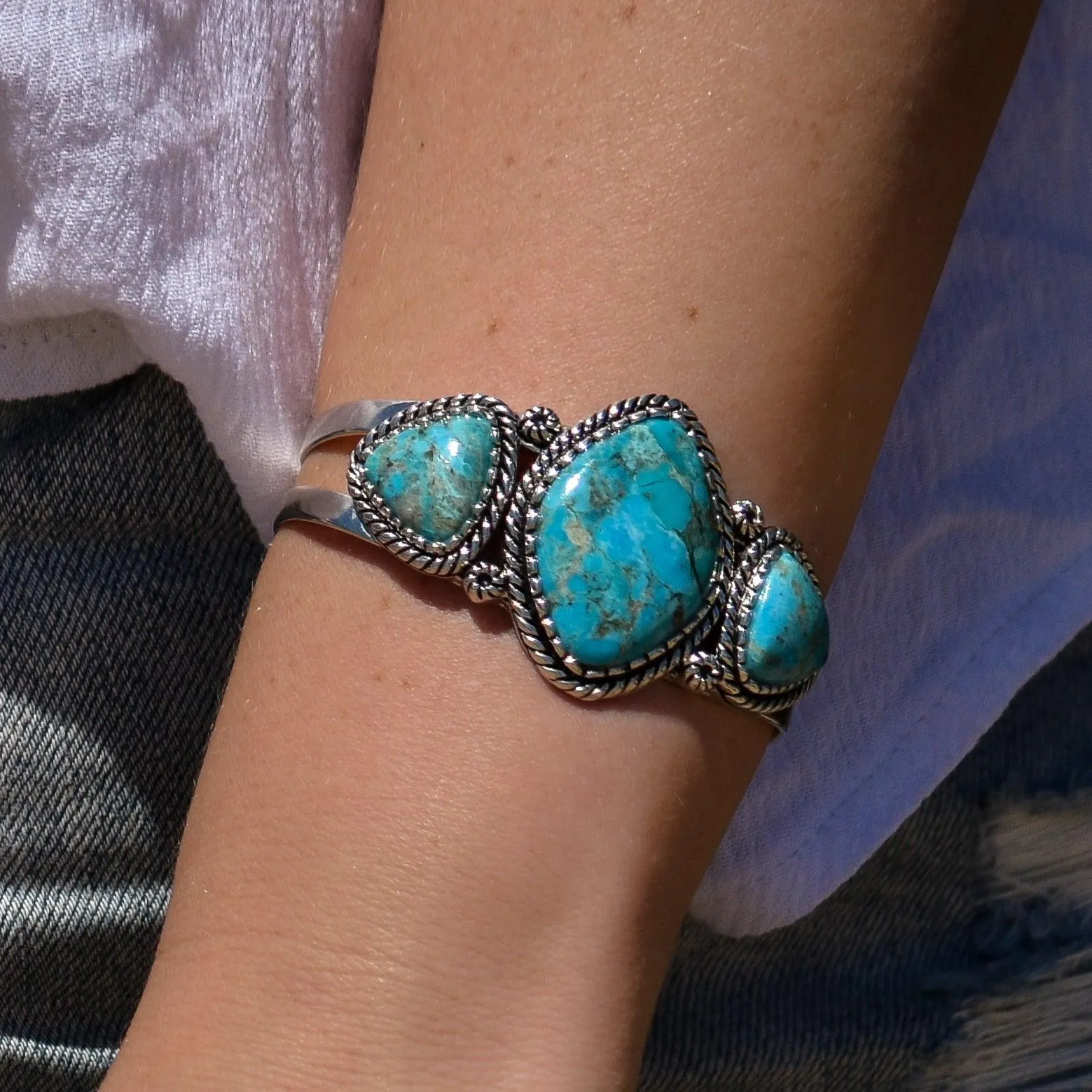Turquoise Warrior Cuff
