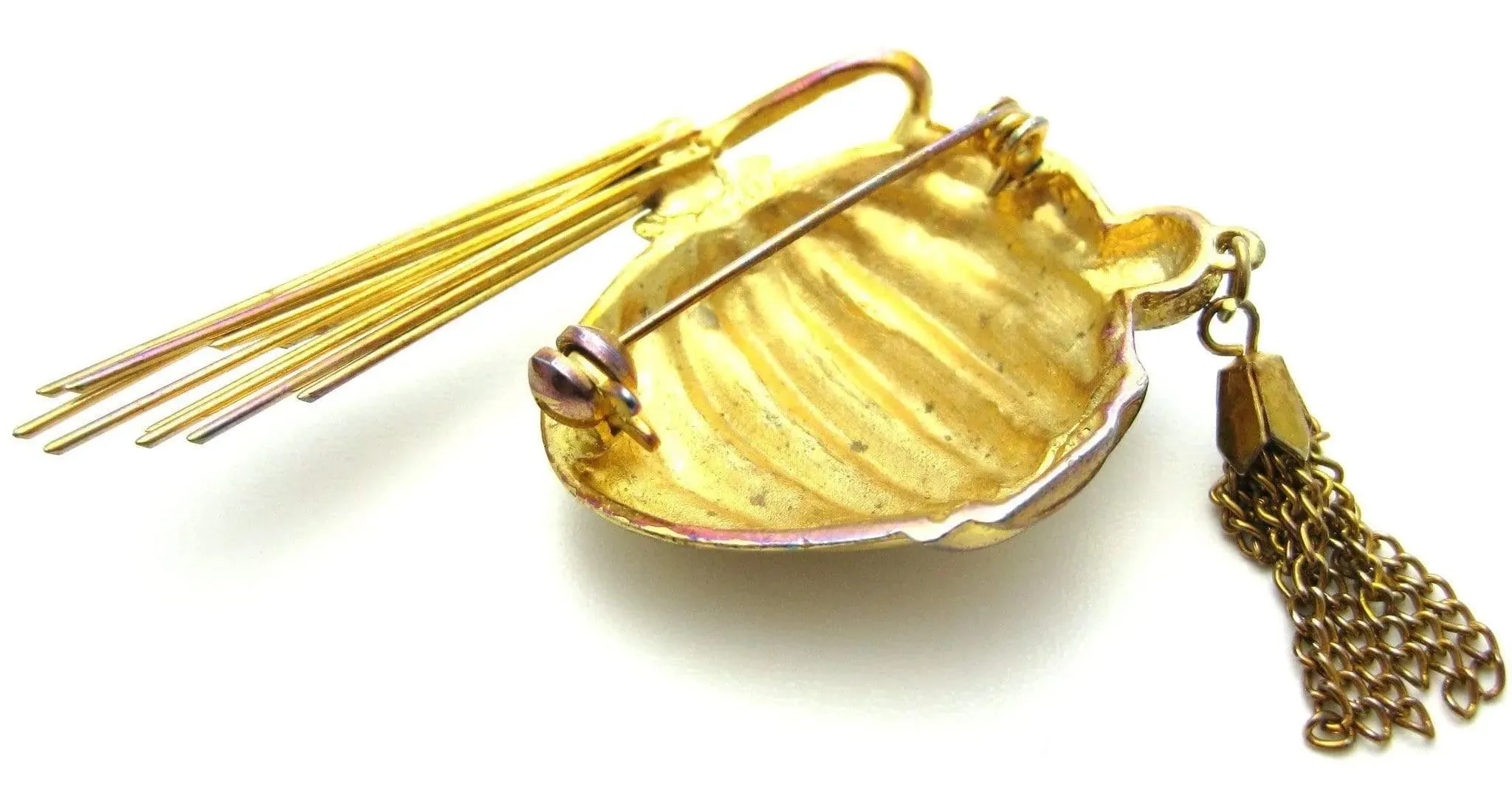 Vintage 1950s Scent Bottle Brooch
