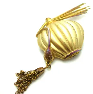 Vintage 1950s Scent Bottle Brooch