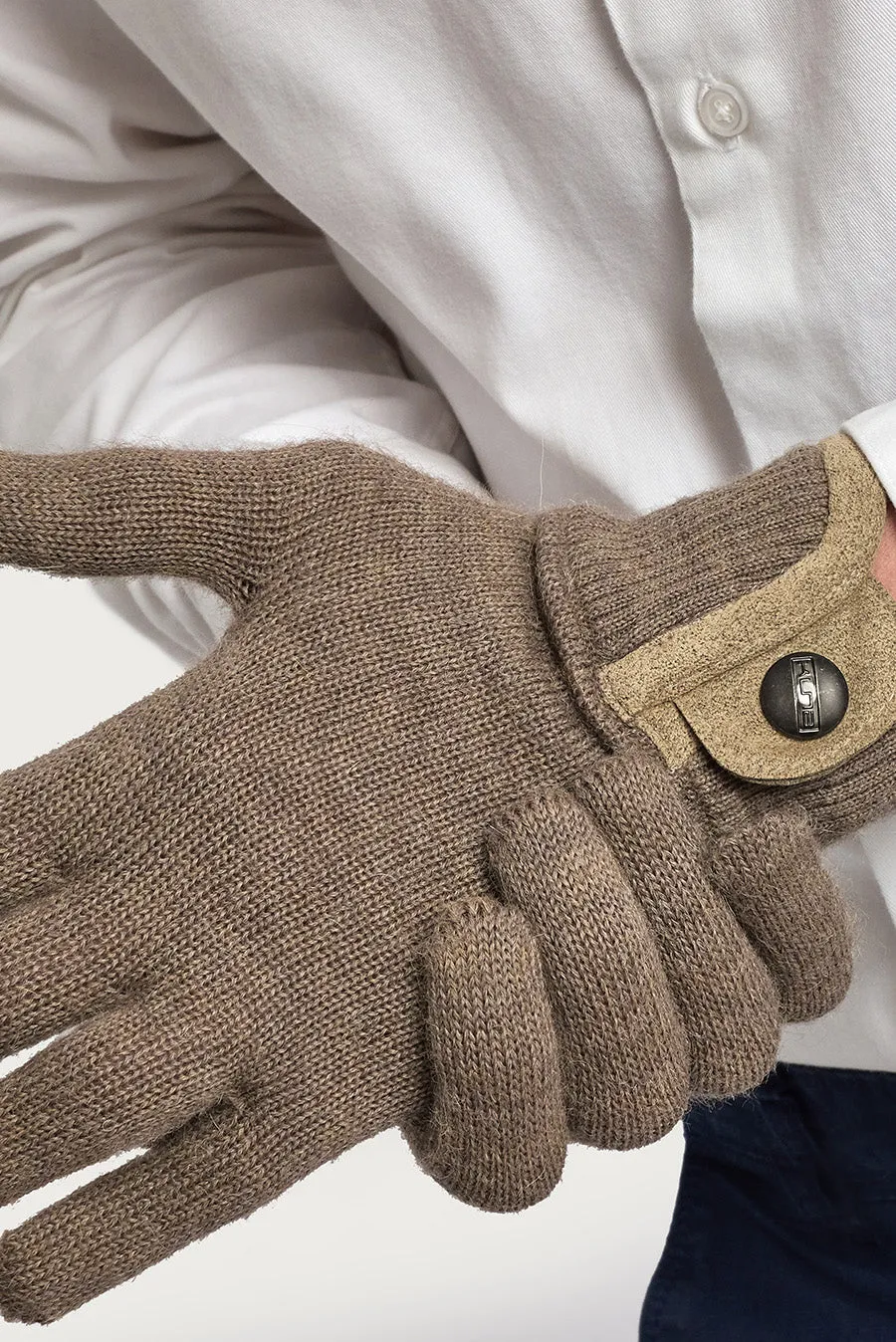 Wit Gloves Baby Alpaca Color Sepia