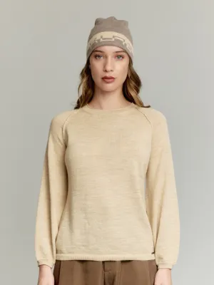 Yari Hat Baby Alpaca Color Beige